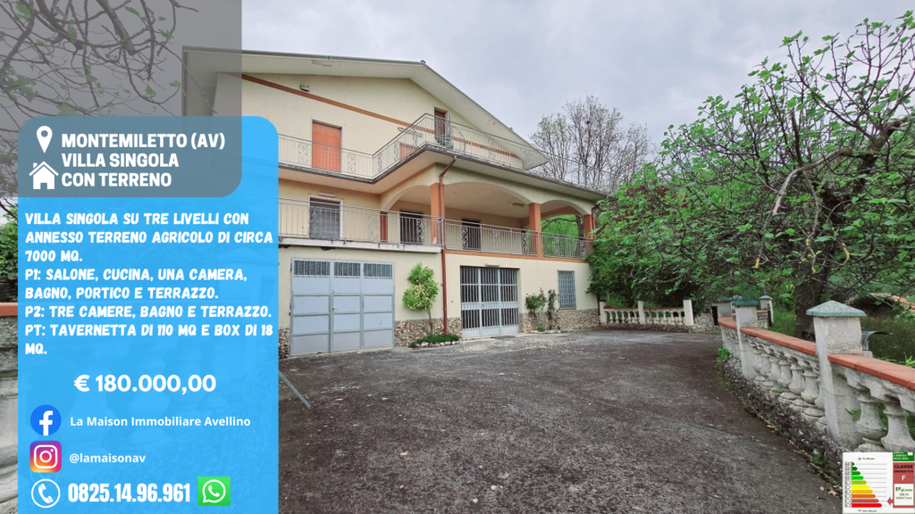 MONTEMILETTO (AV) - ZONA ACQUA CALDA