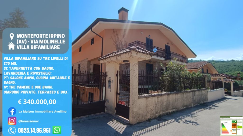 MONTEFORTE IRPINO (AV) VIA MOLINELLE